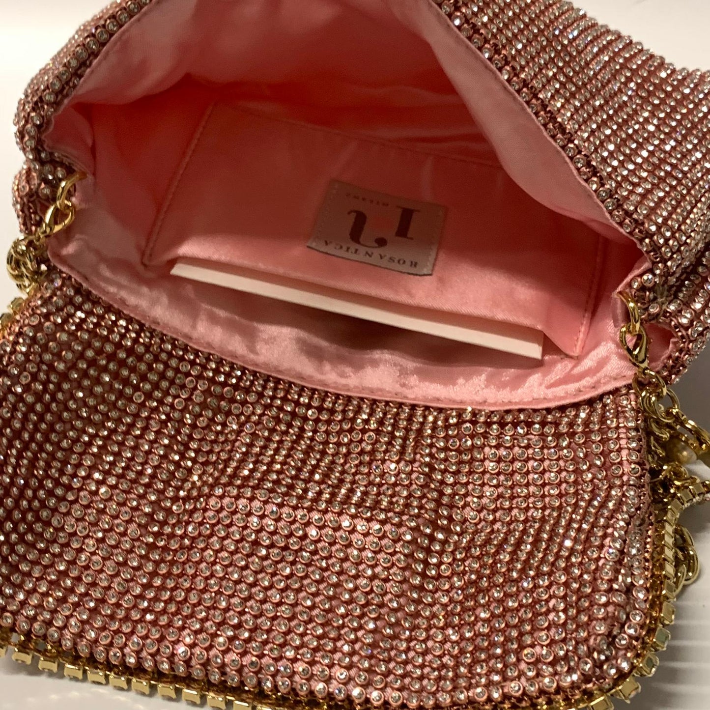 ROSANTICA Pink Stelle Crystal Crossbody Bag Handbag NEW RRP 735