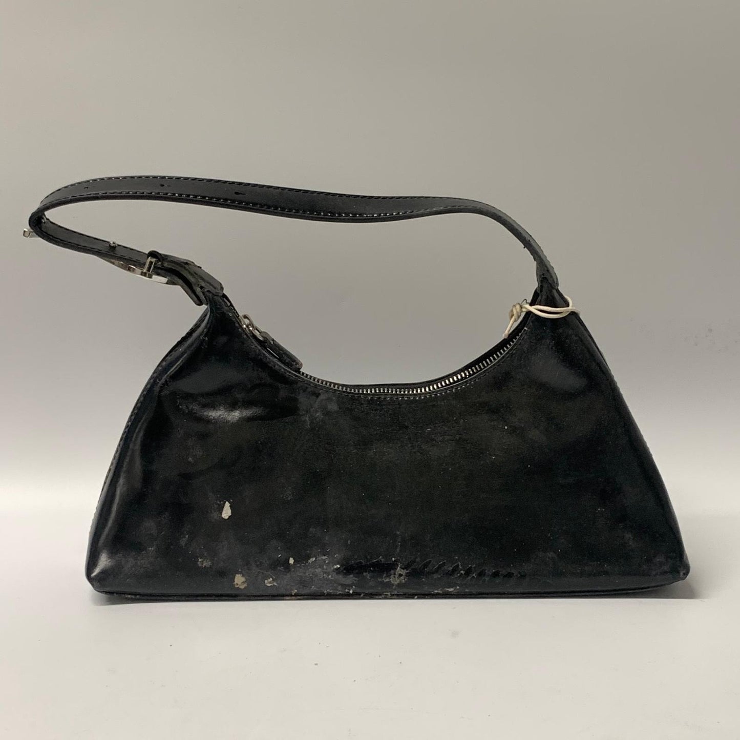 STAUD Black Small Estelle Patent Leather Shoulder Bag Handbag NEW RRP 240