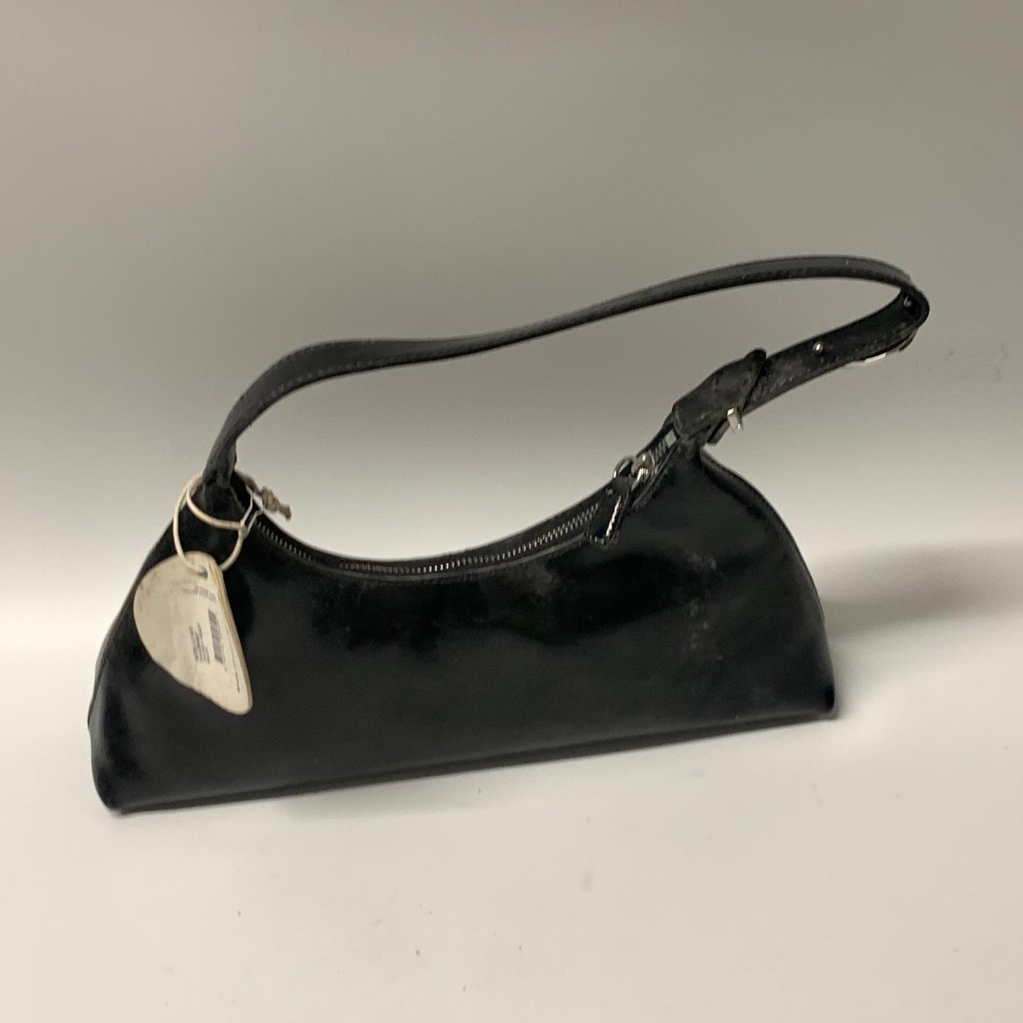 STAUD Black Small Estelle Patent Leather Shoulder Bag Handbag NEW RRP 240