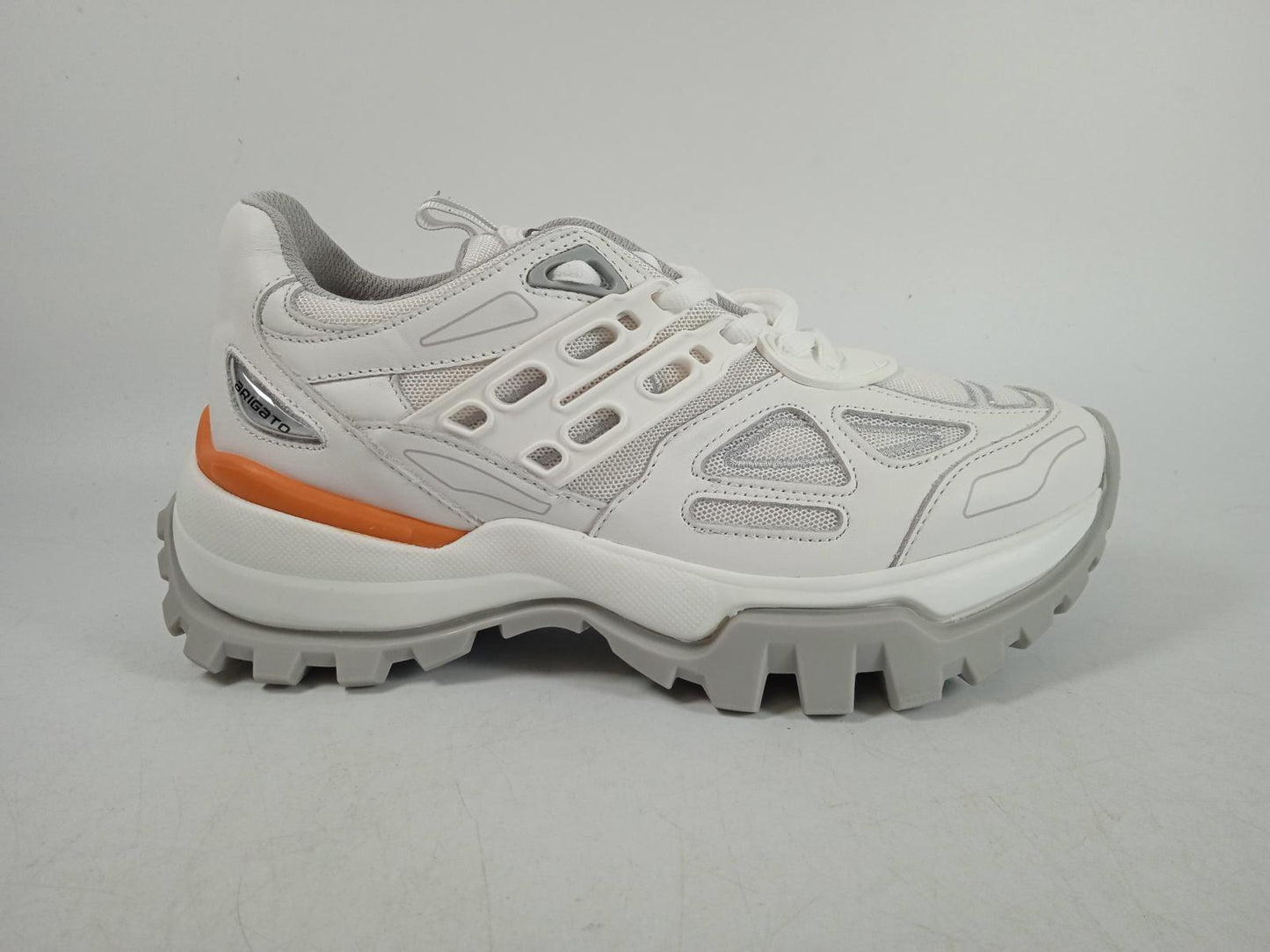 AXEL ARIGATO Ladies White Leather Marathon R-Tic Trainers UK3.5 RRP315 NEW
