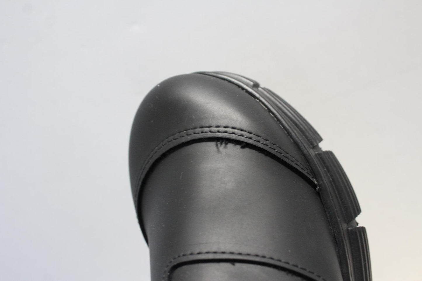 GANNI Ladies S1526 Black Recycled Rubber City Chelsea Boots EU39 UK6 NEW RRP195