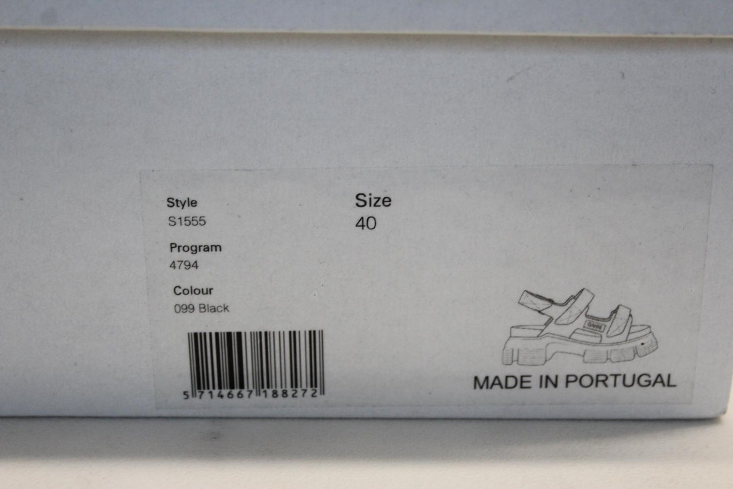 GANNI Ladies S1555 Black Rubber Logo Patch Flat Sandals EU40 UK7 NEW RRP175