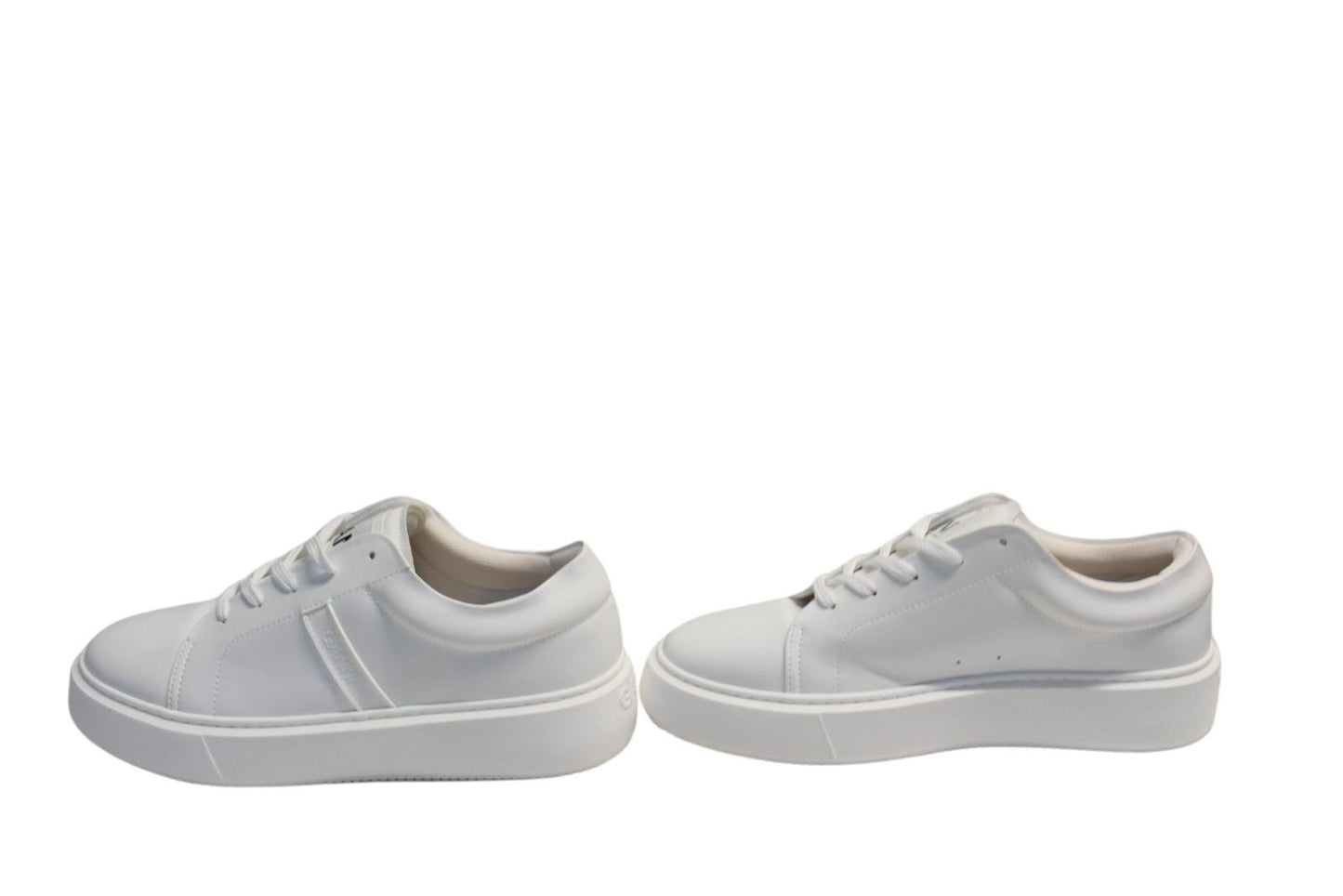 GANNI Ladies S1920 Egret White Vegan Leather Low Sneakers EU40 UK7 NEW RRP170