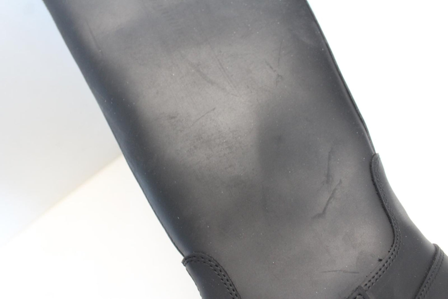 GANNI Country Boots S1527 Black Rubber Knee High Womens EU37 UK4 NEW RRP215
