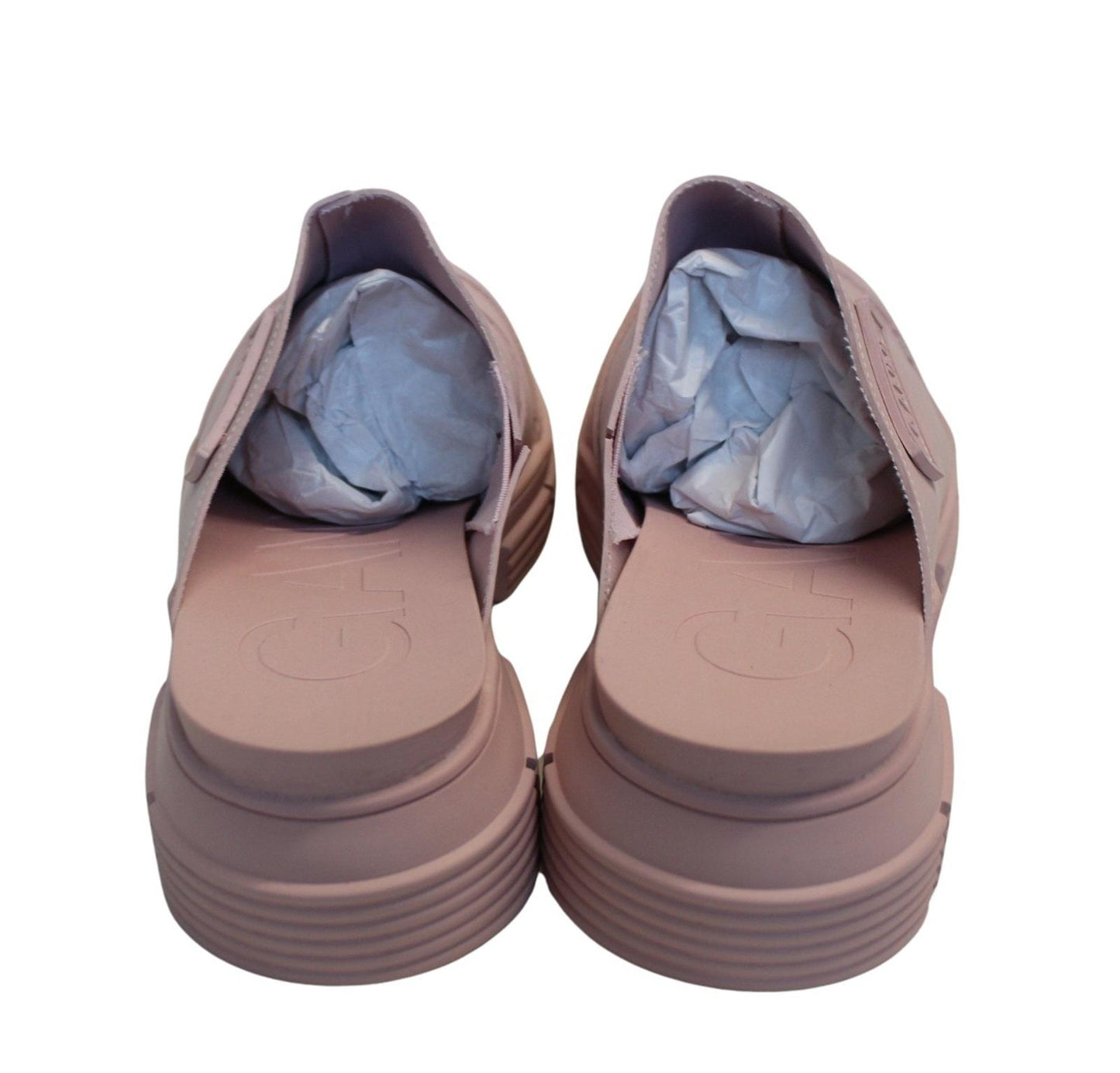 GANNI Ladies S1780 Pink Nectar Recycled Rubber City Mules EU42 UK9 NEW RRP195