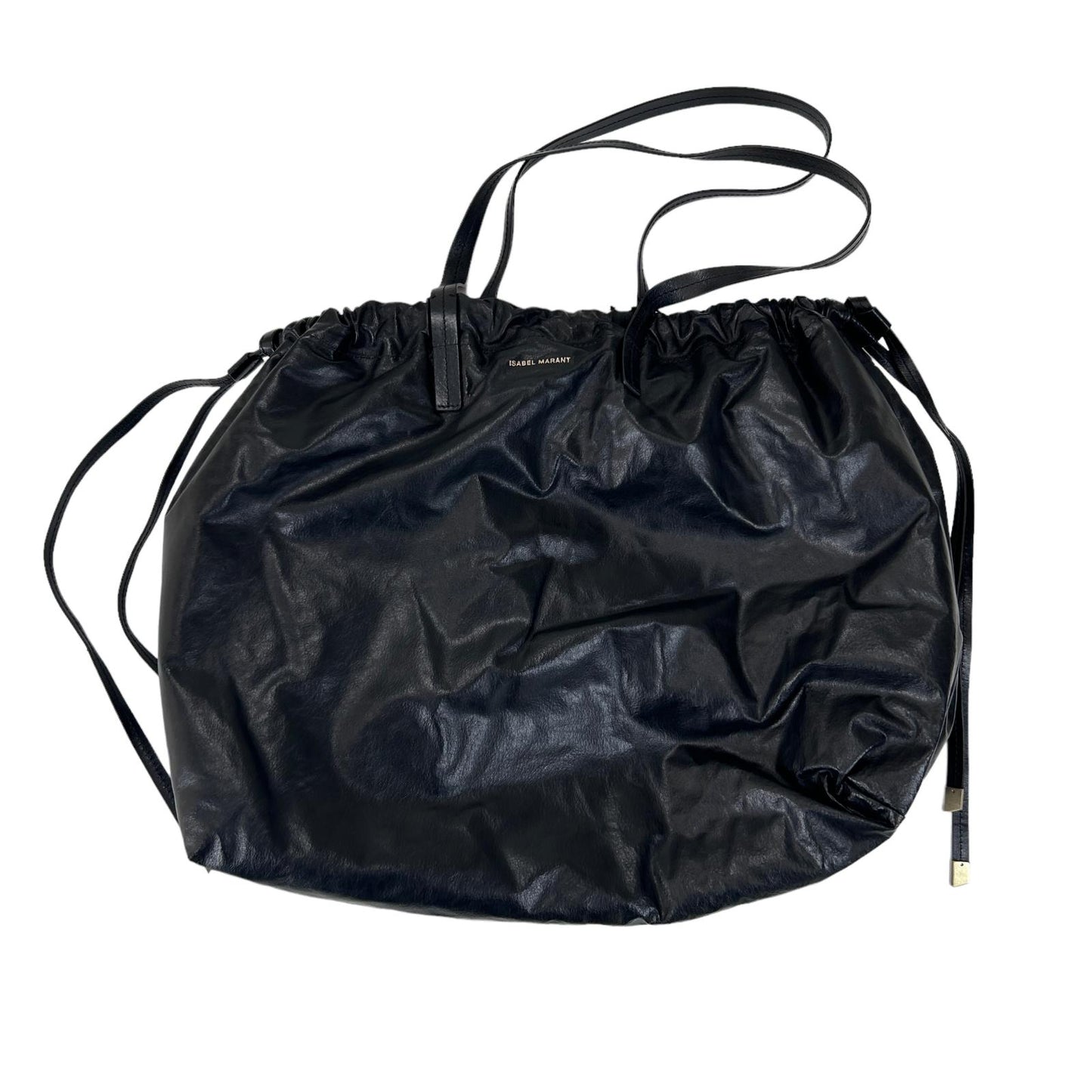 ISABEL MARANT CHAGAAR PADDED LEATHER LARGE HOLDALL BAG - BLACK NEW RRP 695