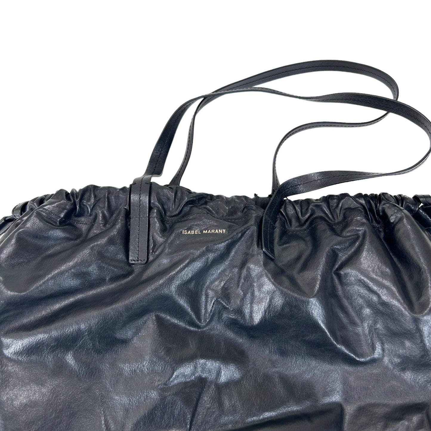 ISABEL MARANT CHAGAAR PADDED LEATHER LARGE HOLDALL BAG - BLACK NEW RRP 695
