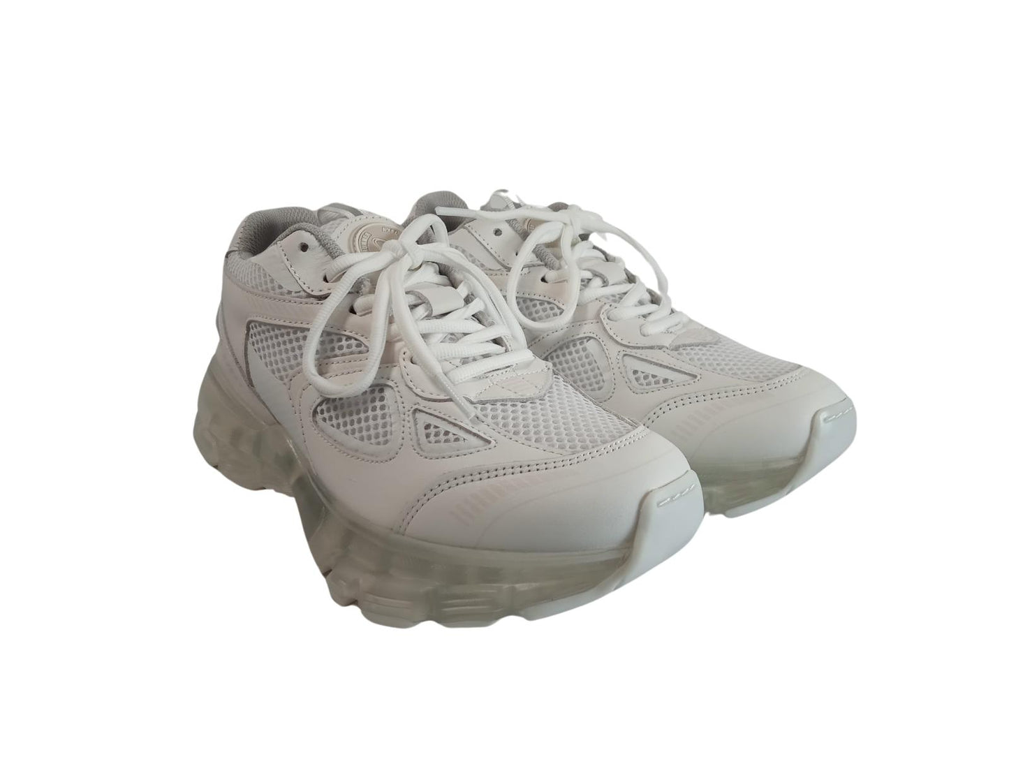 AXEL ARIGATO Ladies White Leather Marathon Runner Trainers UK3.5 RRP255 NEW