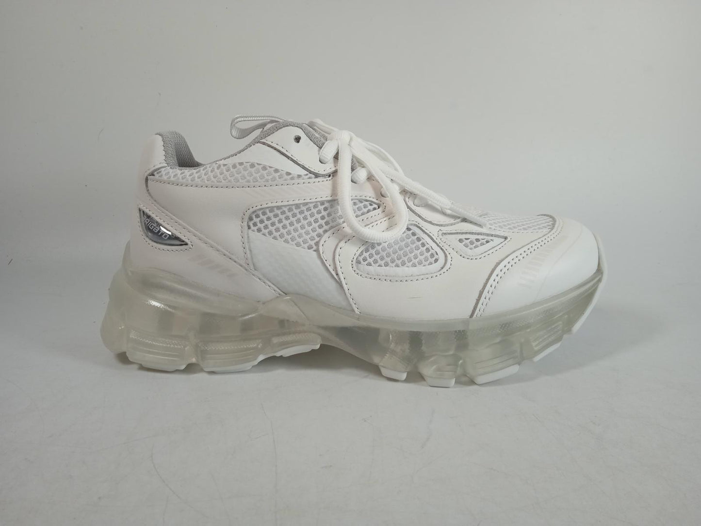 AXEL ARIGATO Ladies White Leather Marathon Runner Trainers UK3.5 RRP255 NEW