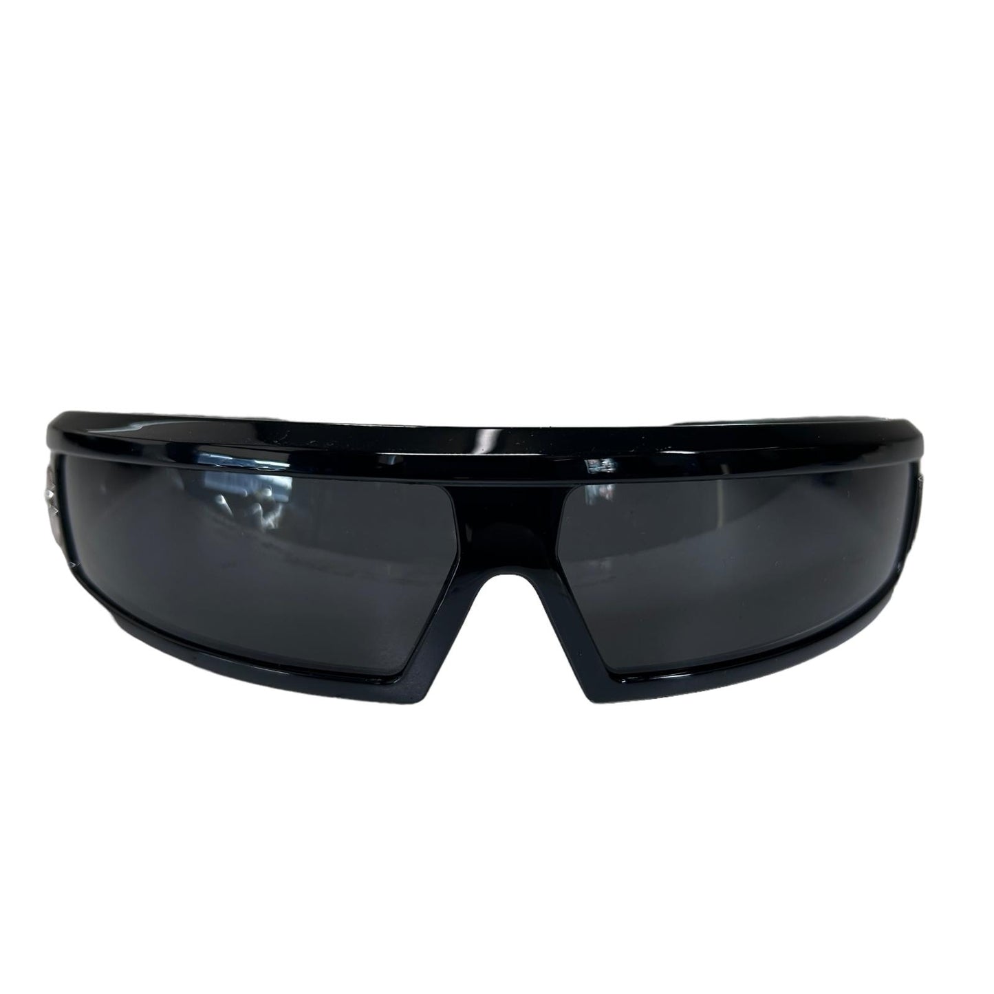 DOLCE & GABBANA EYEWEAR ROUND LOGO WRAP SUNGLASSES - NEW DEFECT