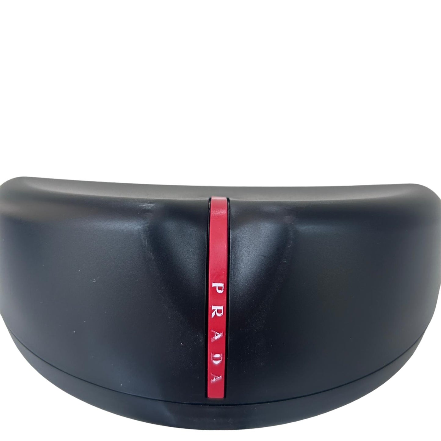 PRADA EYEWEAR LINEA SPORT WRAP LOGO SUNGLASSES BLACK NEW DEFECT