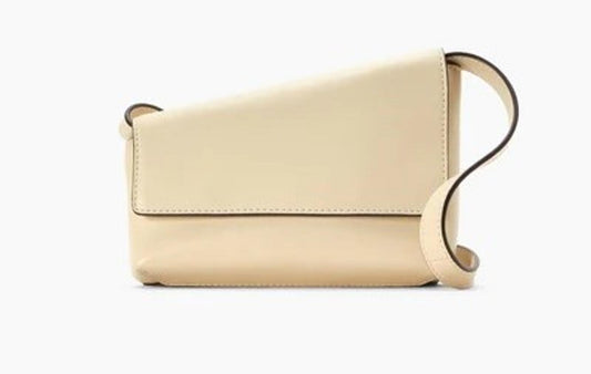 STAUD Ladies Beige Leather Acute Mini Crossbody Shoulder Bag RRP275 NEW