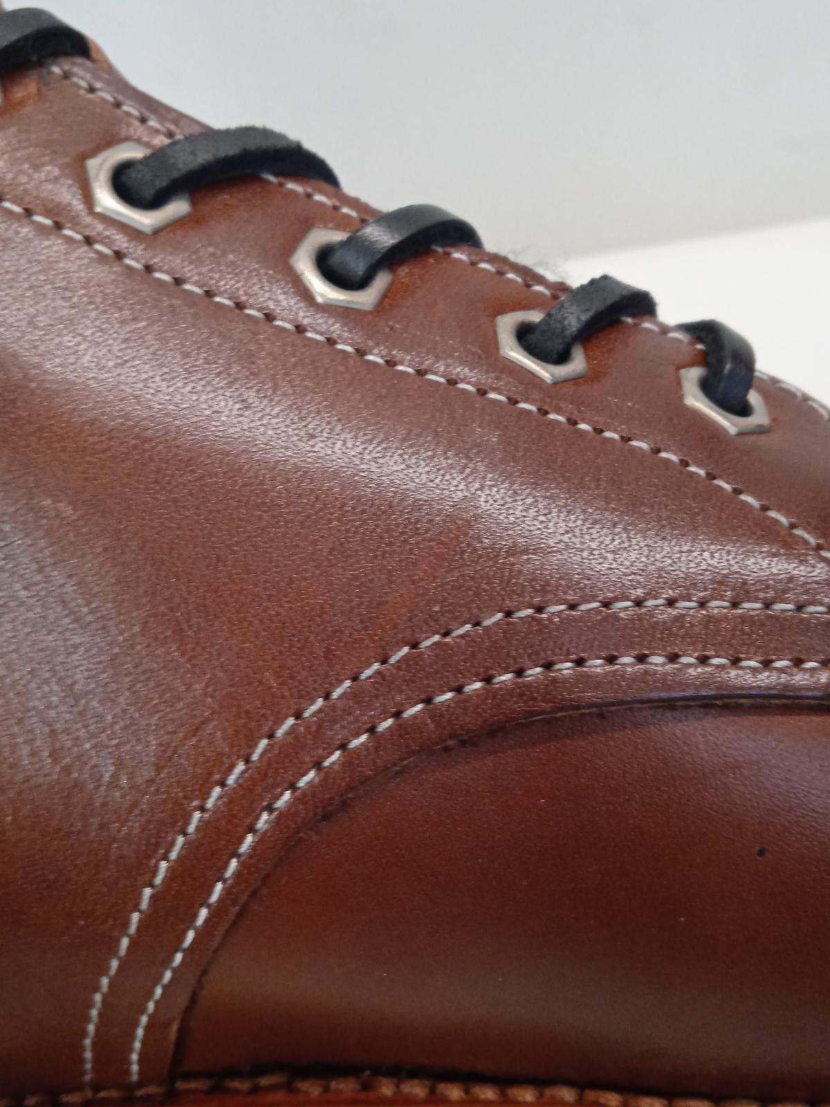 KENZO Men's Kenzoyama Brown Leather Lace Up Zip Ankle Boots UK9.5 NEW RRP675