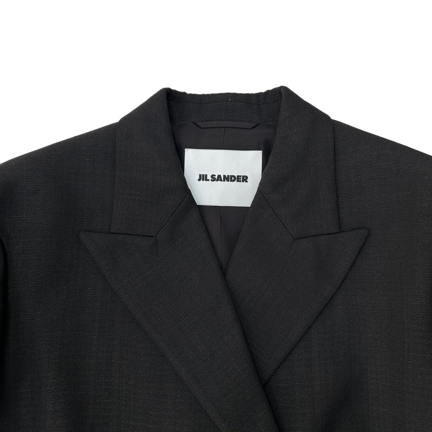 JIL SANDER Double Breasted Silk Viscose Blazer Garbadine Size 36 - NEW RRP 2130