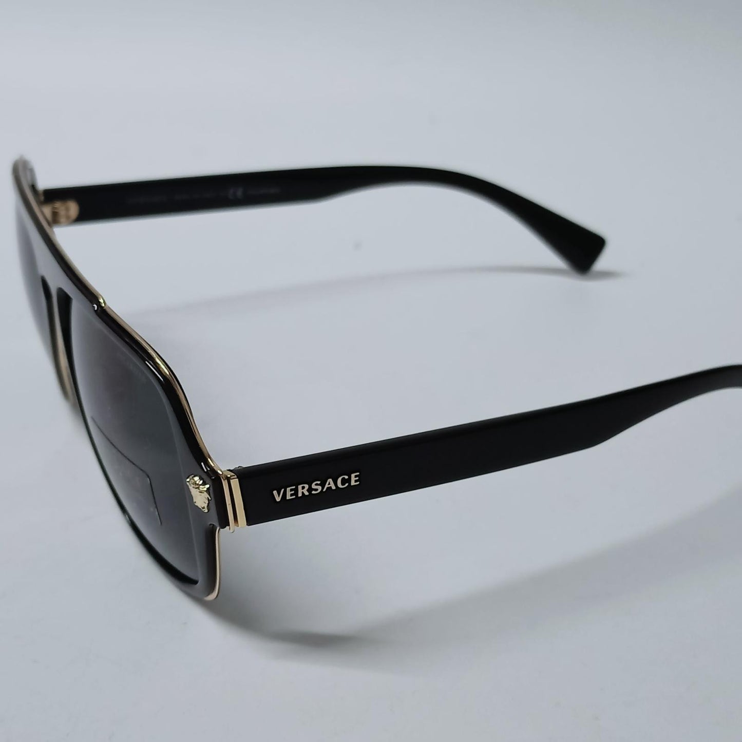 VERSACE Sunglasses Black Rectangle Medusa Glasses NEW RRP 230