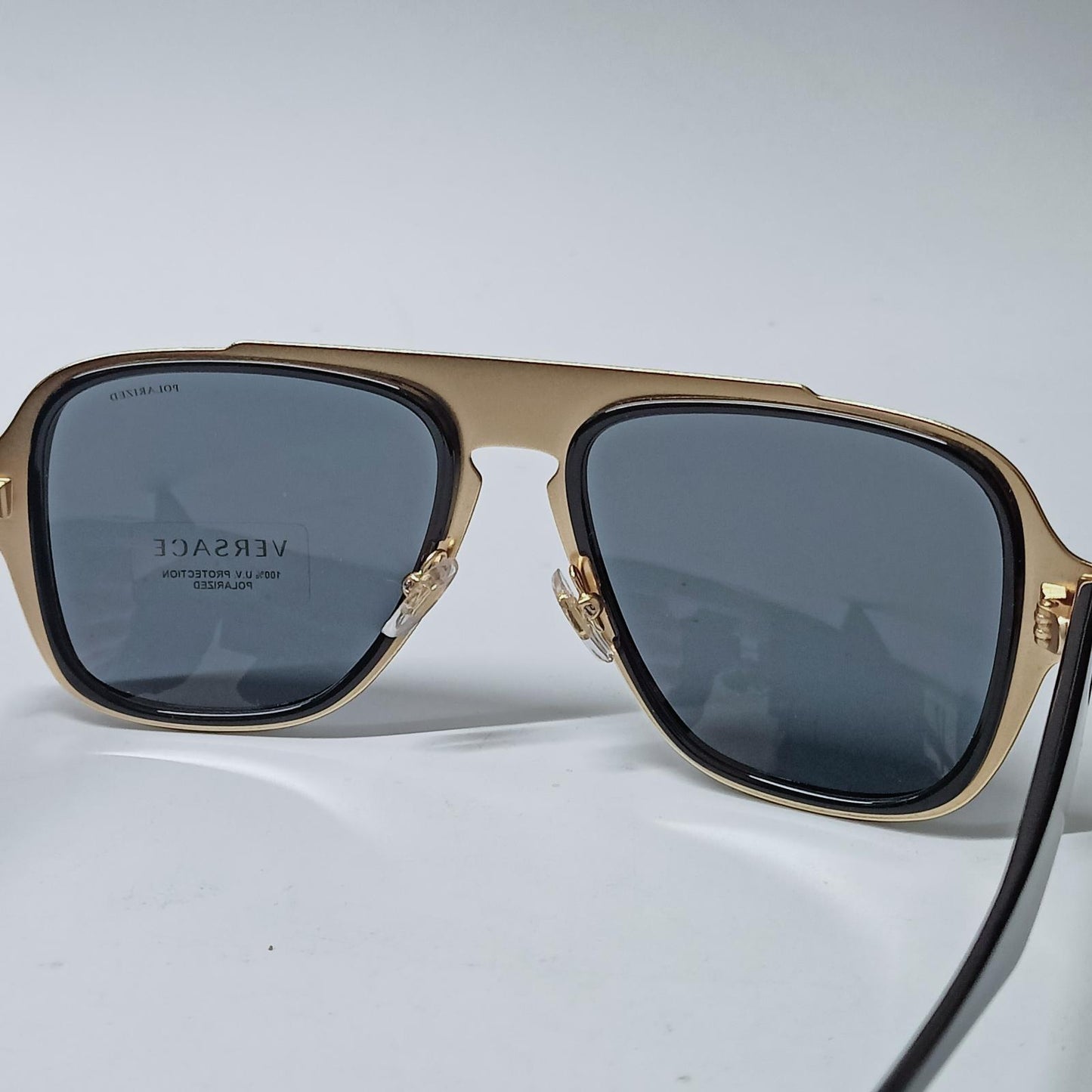 VERSACE Sunglasses Black Rectangle Medusa Glasses NEW RRP 230