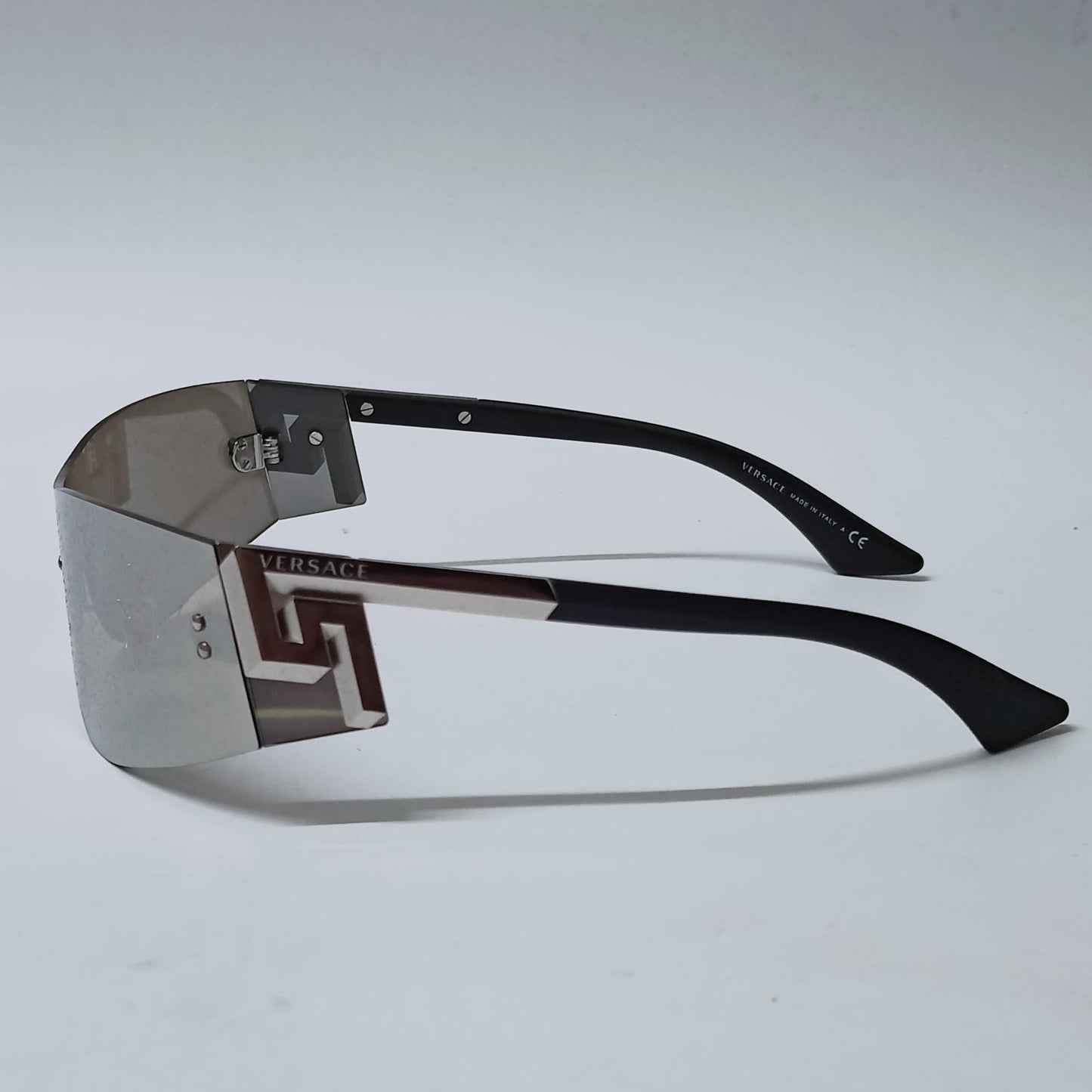 VERSACE Sunglasses Metallic Shield Reflective Glasses Frames NEW RRP 255