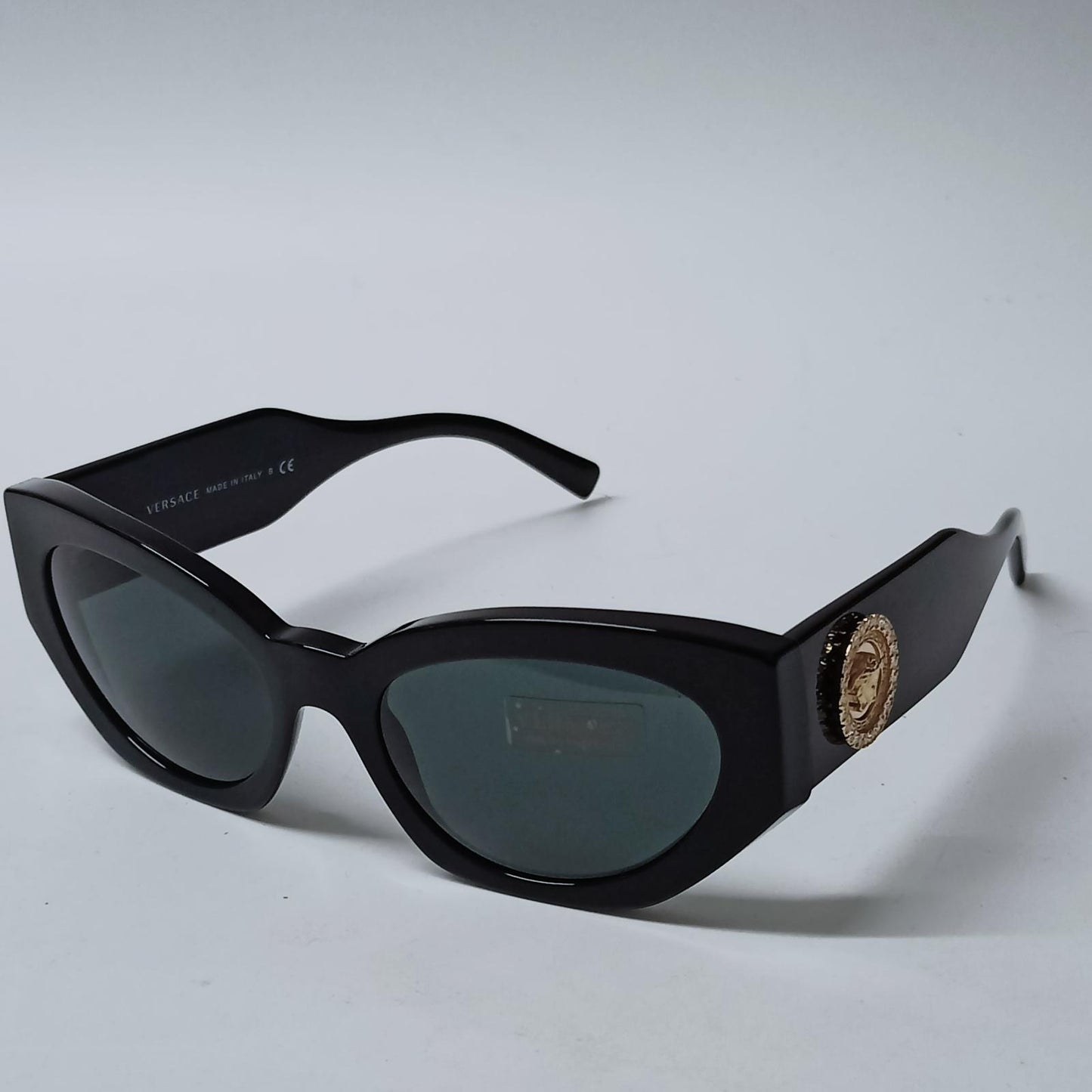 VERSACE Sunglasses Black Cat Eye Glasses Geometric Frames NEW RRP 235