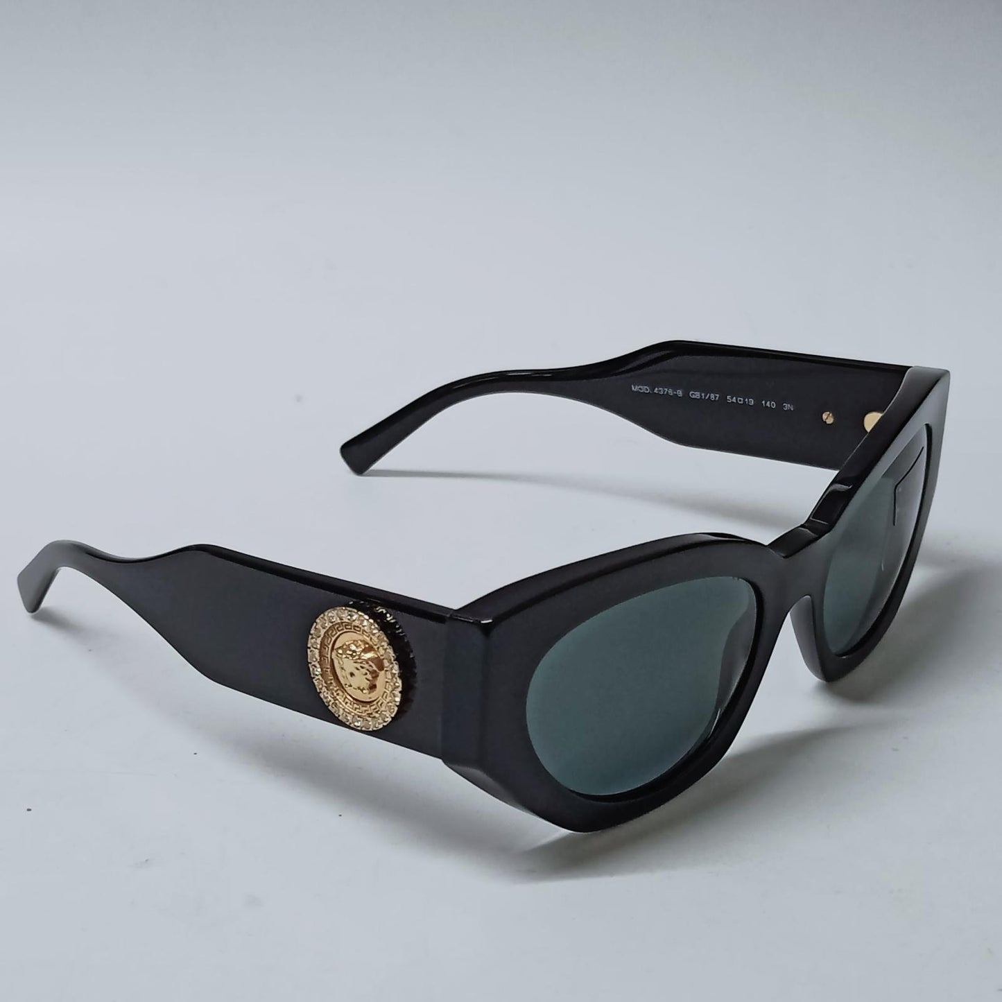 VERSACE Sunglasses Black Cat Eye Glasses Geometric Frames NEW RRP 235