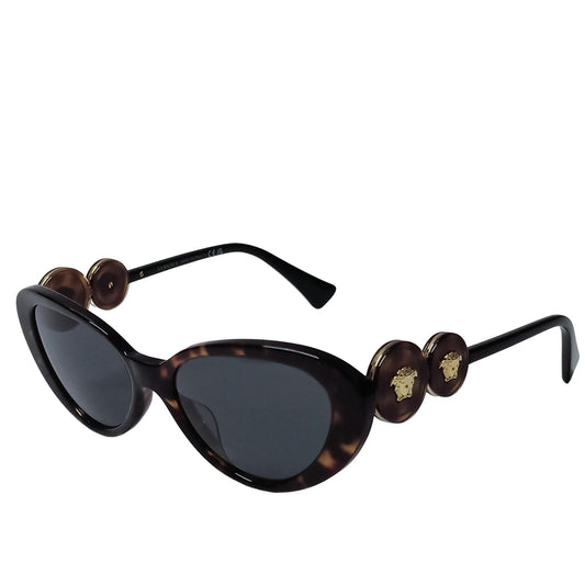 VERSACE Sunglasses Brown Cat Eye Double Medusa Cats Glasses Frames NEW RRP 265