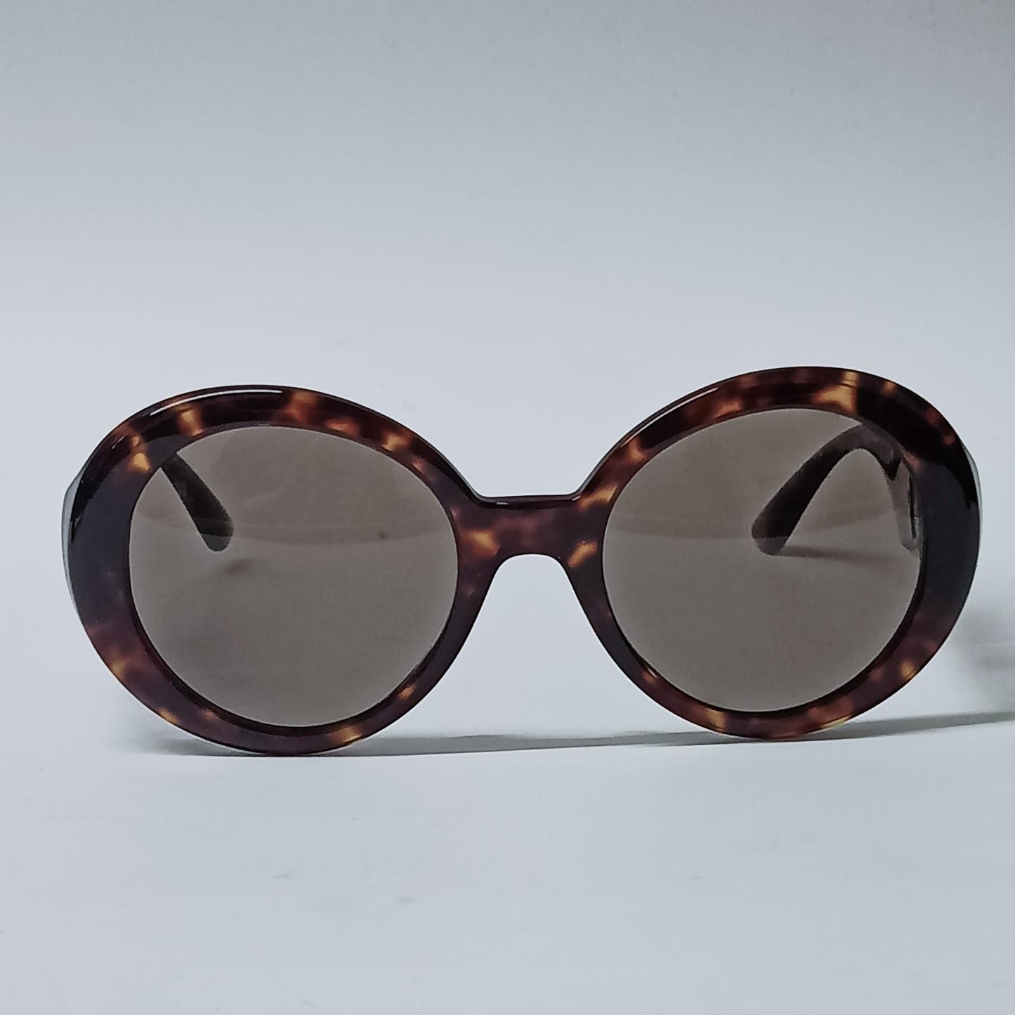 VERSACE Sunglasses Brown Round Medusa Temple Round Frames NEW RRP 235