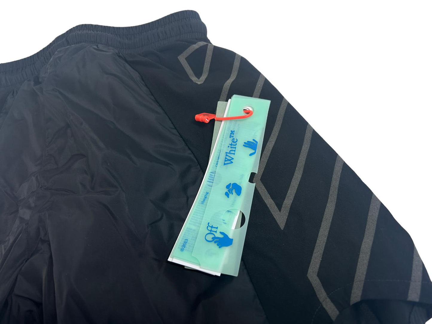 OFF WHITE Activewear 2 Layer Nylon Gym Shorts Black XXS NEW RRP 300