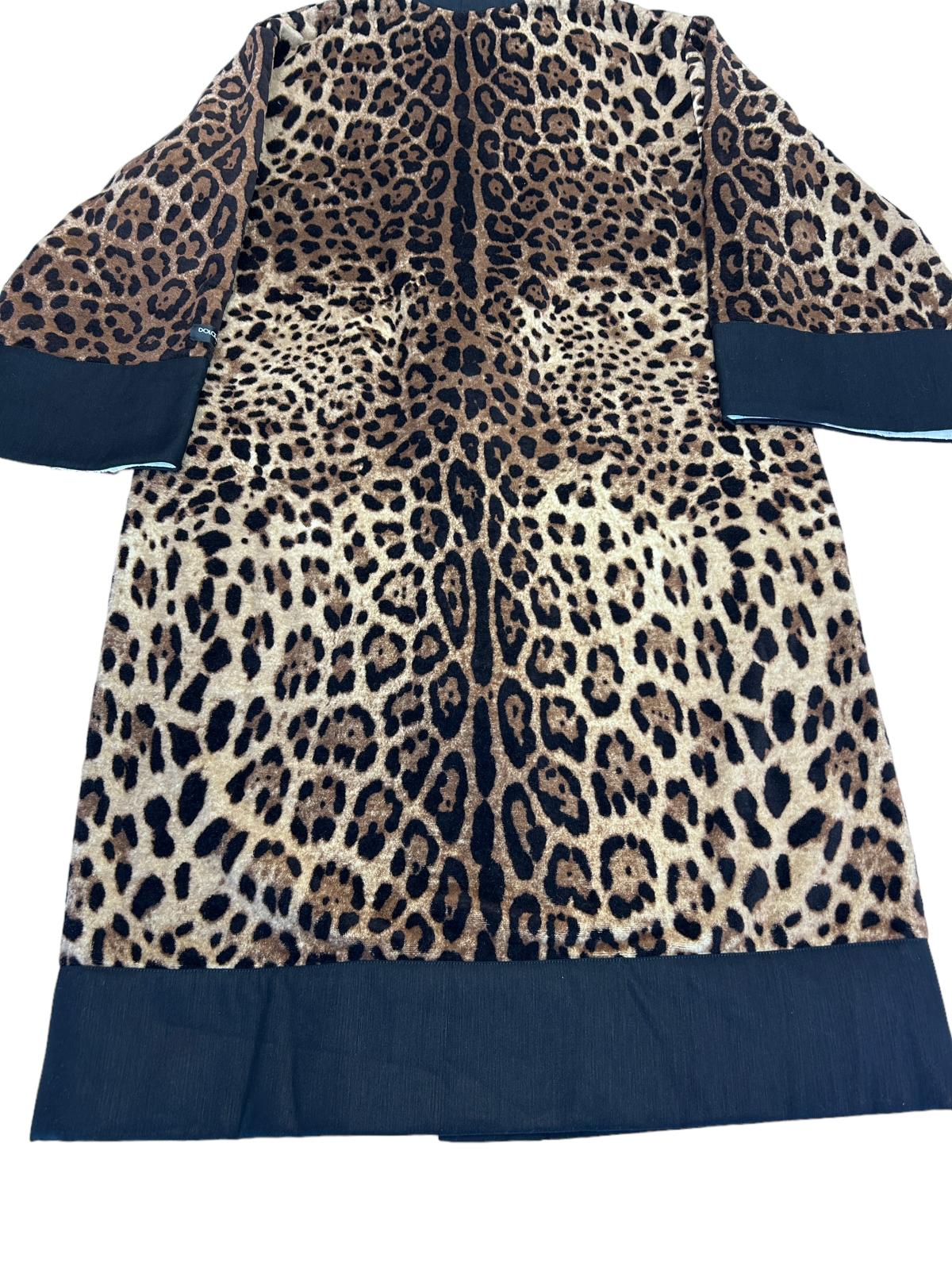 DOLCE & GABBANA Leopard Print Bath Robe Small NEW RRP 950