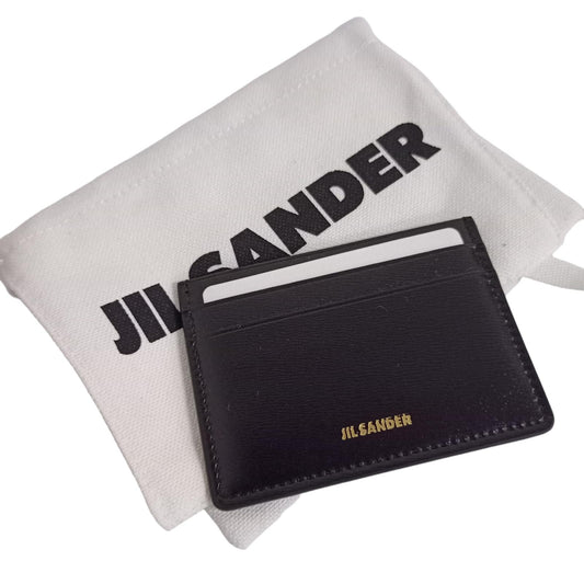 JIL SANDER Black Card Holders Logo Classic Card Holder One Size NEW RRP 190