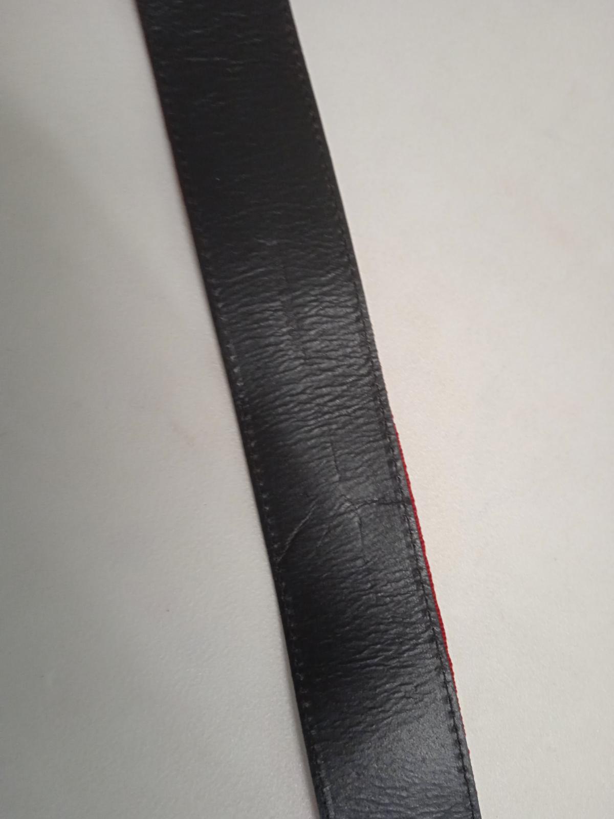 ISABEL MARANT Ladies Zaf Red/Black Embroidery Leather Belt 75/30 NEW RRP295