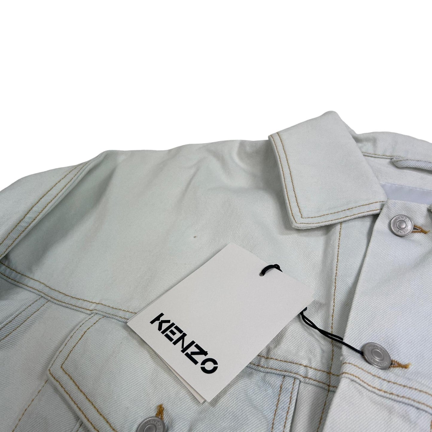 KENZO Blue Denim Jackets Blue Medium NEW RRP 385