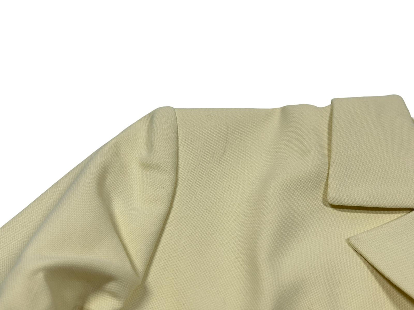 GANNI Yellow Viscose Blazer Size 36 NEW RRP 325