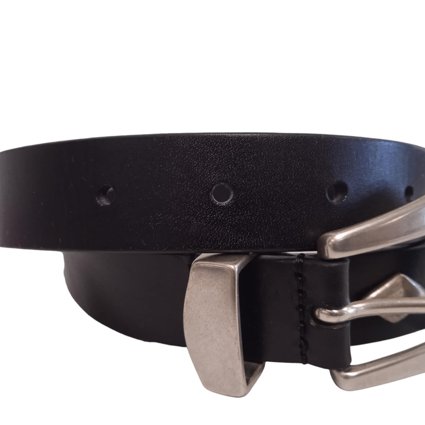 ISABEL MARANT Ladies Black Leather Djola Studded Skinny Belt UK14/85 RRP290 NEW