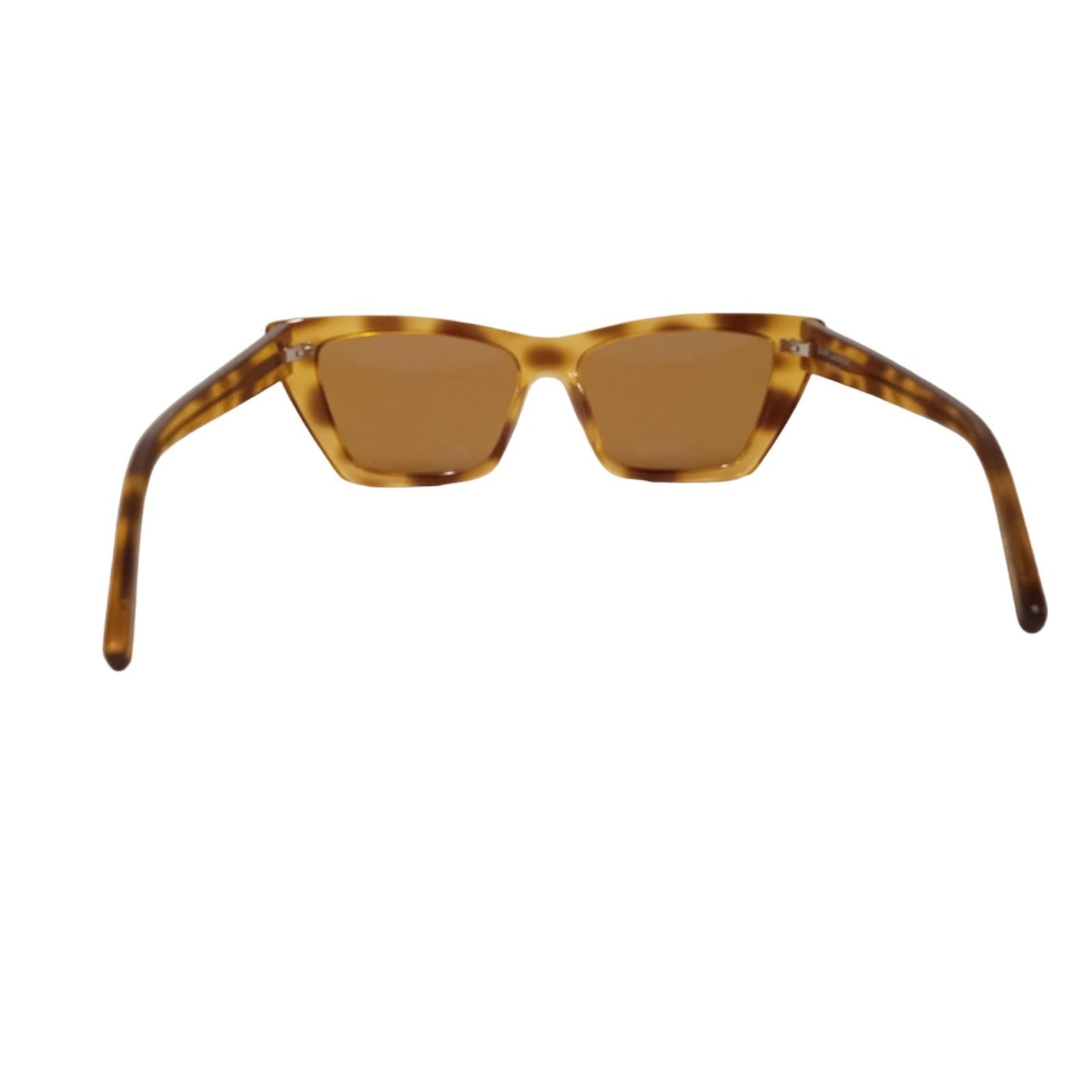 SAINT LAURENT Ladies Brown Tortoiseshell Mica Sunglasses 53-16-145 RRP345 NEW