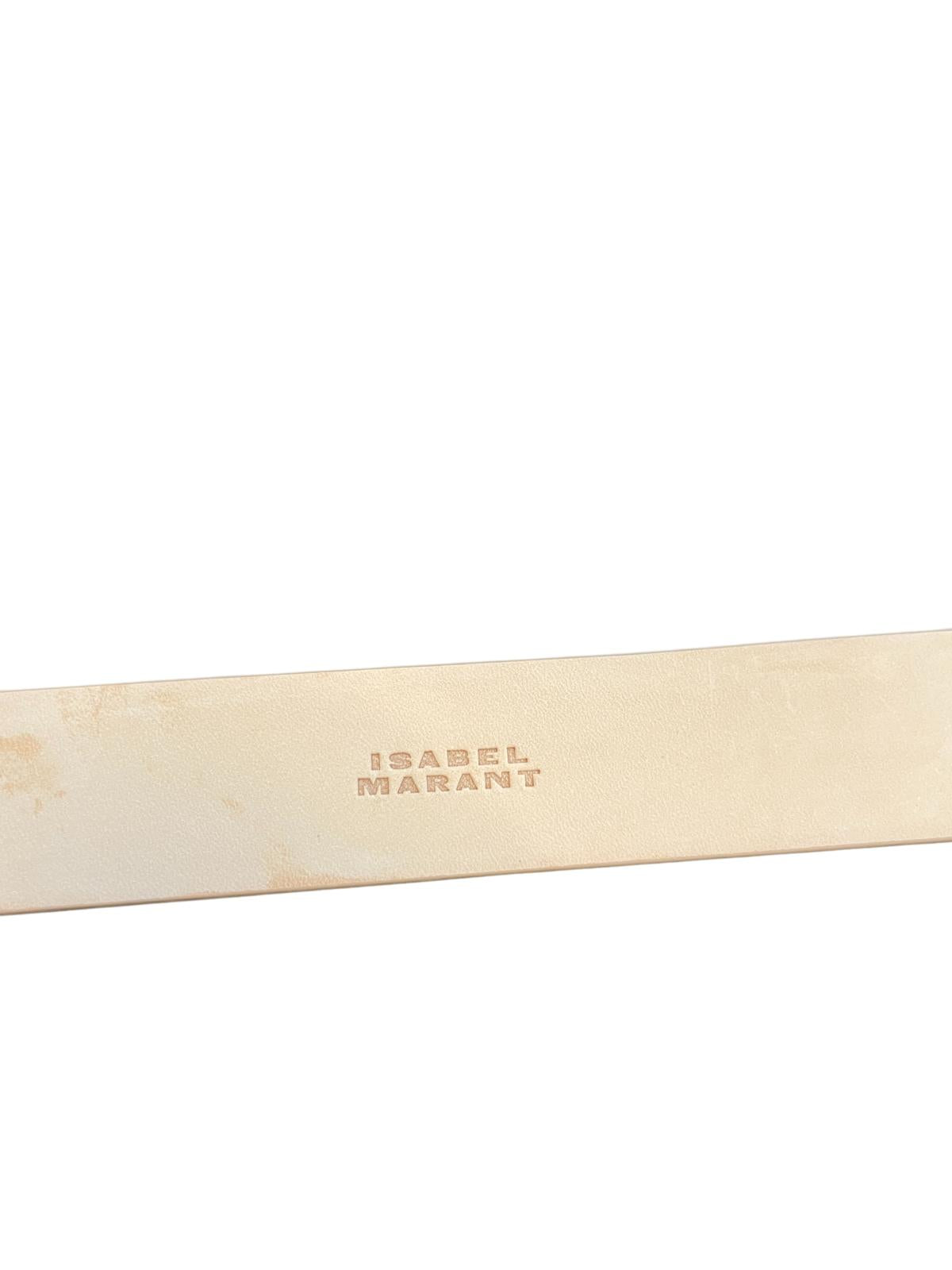 ISABEL MARANT Lecce Suede Yellow Waist Belt Size S NEW RRP 195