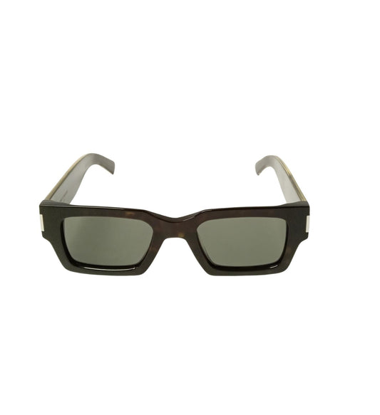 SAINT LAURENT EYEWEAR Brown Square Frame Sunglasses Size OS RRP 370 BNWT
