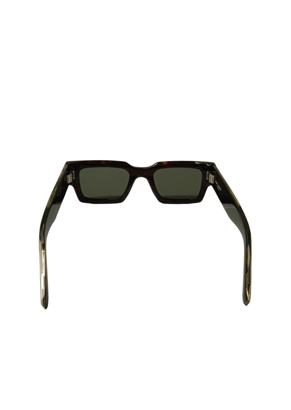 SAINT LAURENT EYEWEAR Brown Square Frame Sunglasses Size OS RRP 370 BNWT