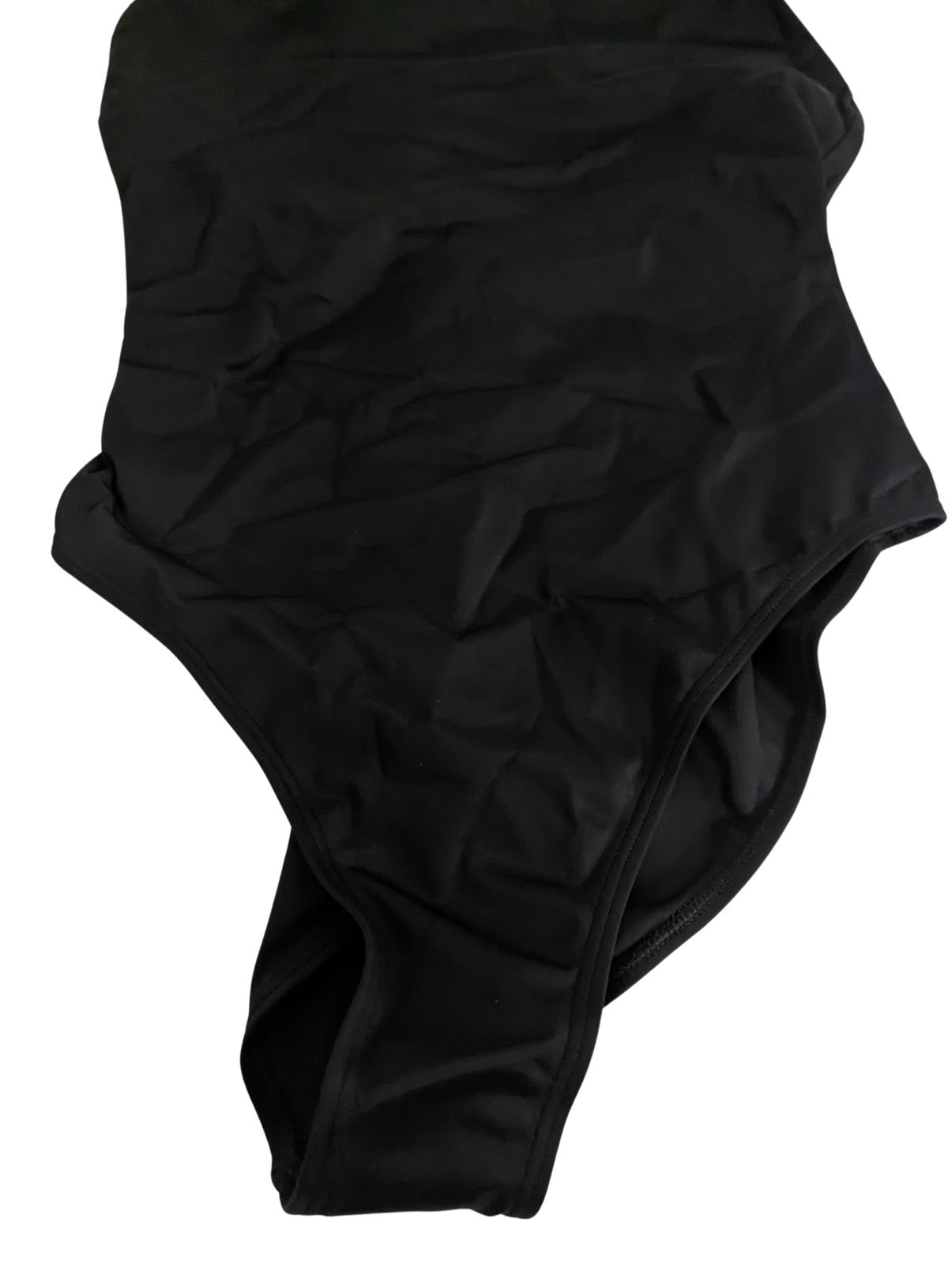 VERSACE Black Swimsuits Swim Costume LuxurY Baroque Print Strap M NEW RRP 235