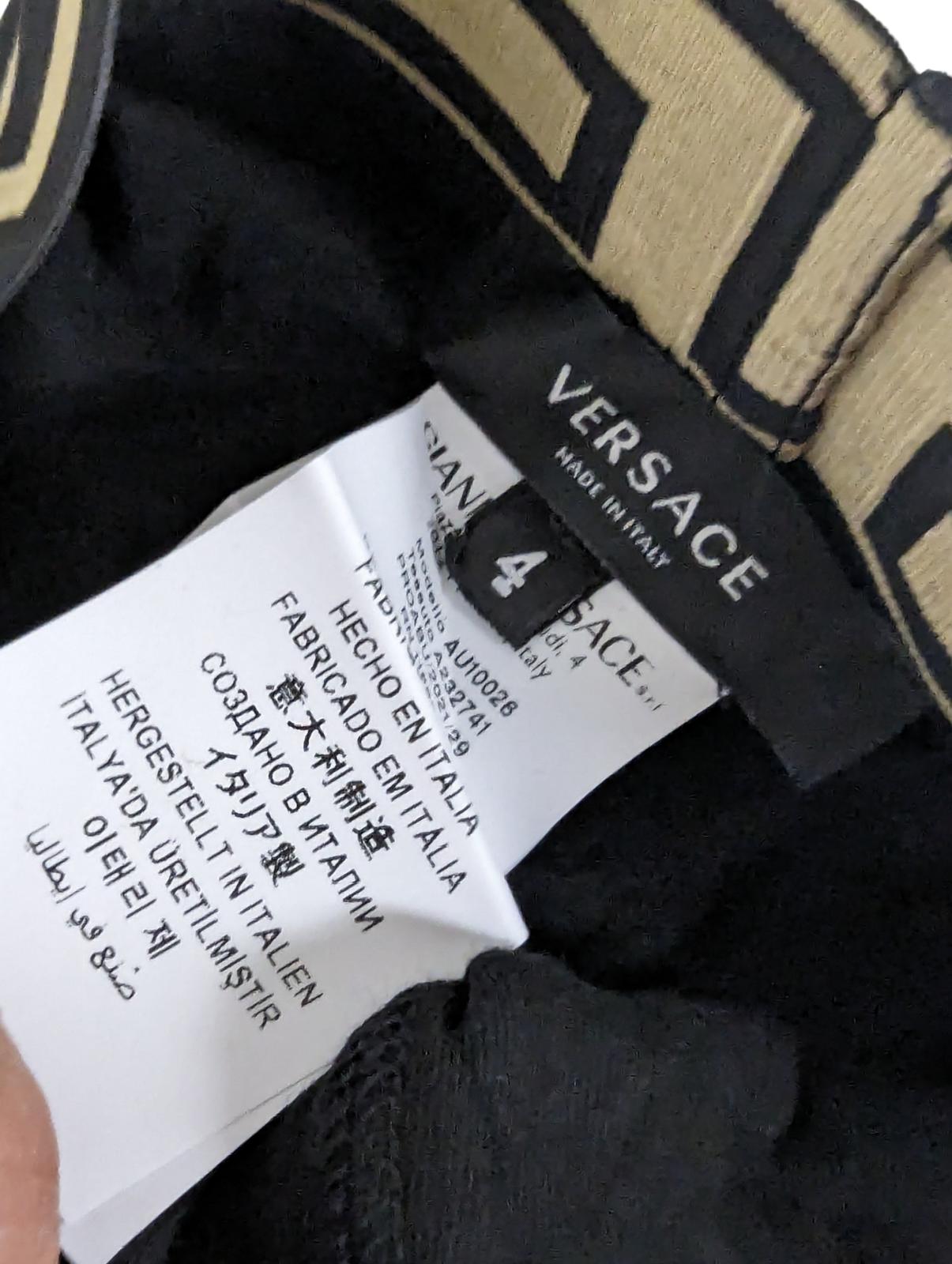 VERSACE Black Boxer Briefs Underwear Luxury Band Size M NEW RRP 105