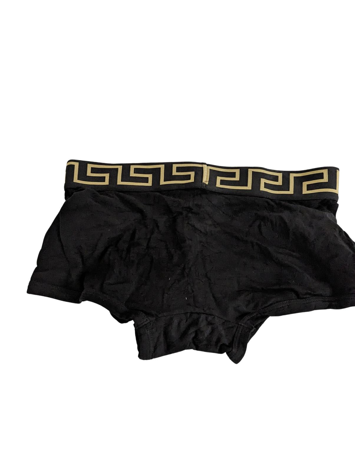 VERSACE Black Boxer Briefs Underwear Luxury Band Size M NEW RRP 105