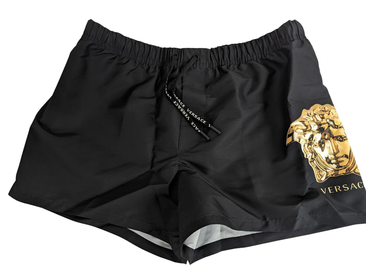 VERSACE Black Swim Shorts Side Embellish Swim Short Size XL NEW RRP 325