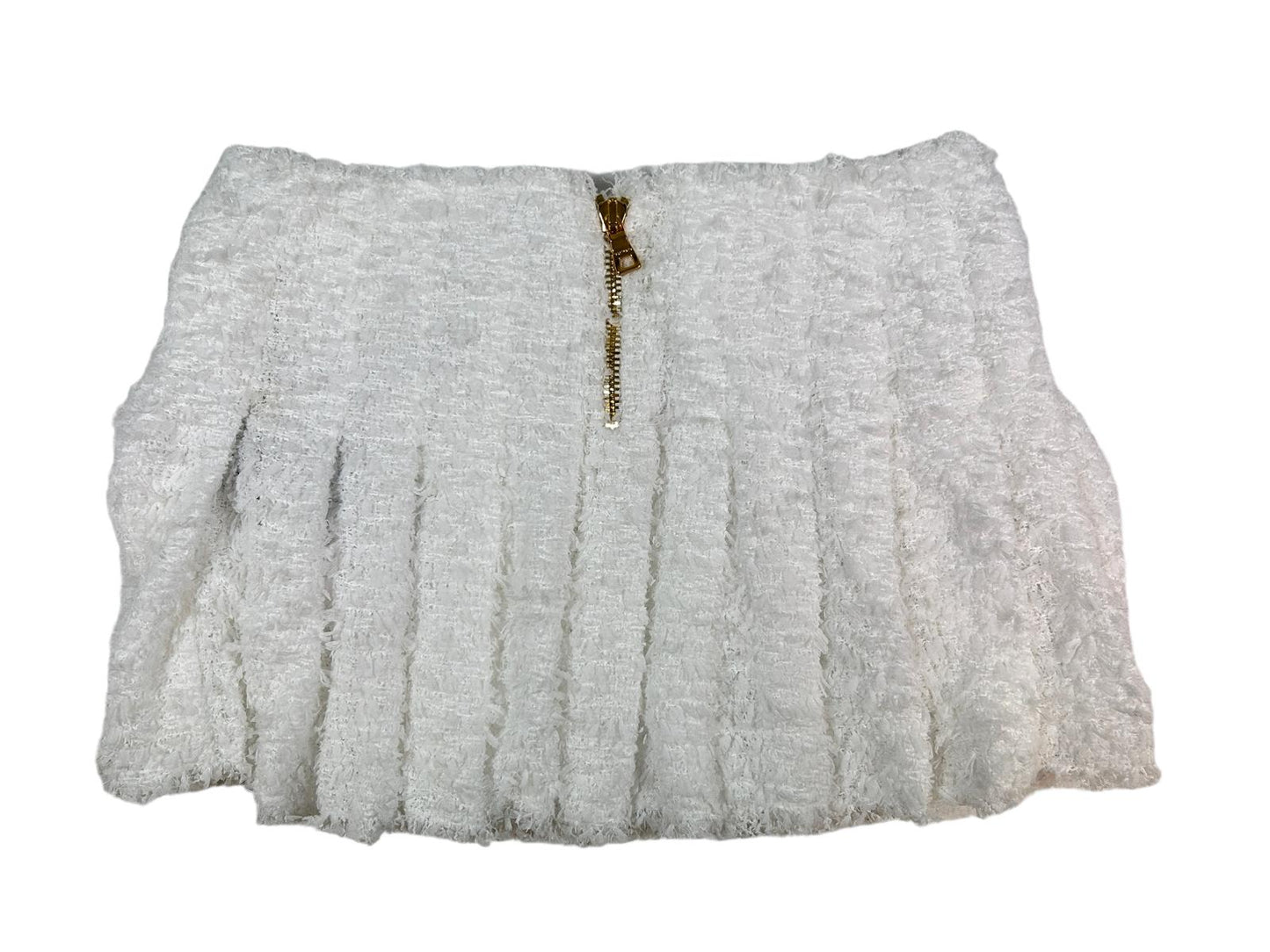 BALMAIN Viscose White Mini Skirts Size 34 NEW RRP 1095