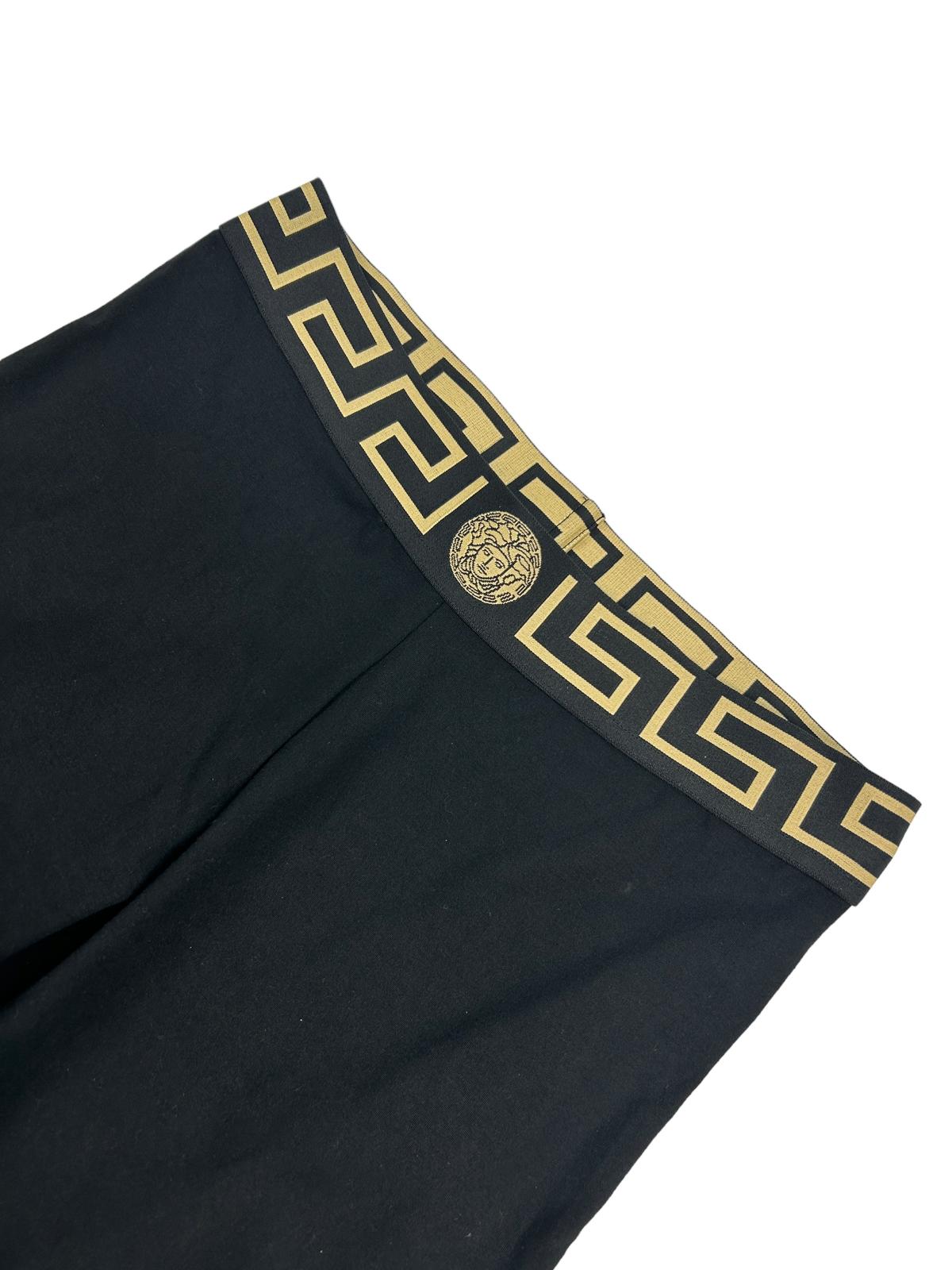 VERSACE Black Performance Leggings Medusa Size 4 NEW RRP 200