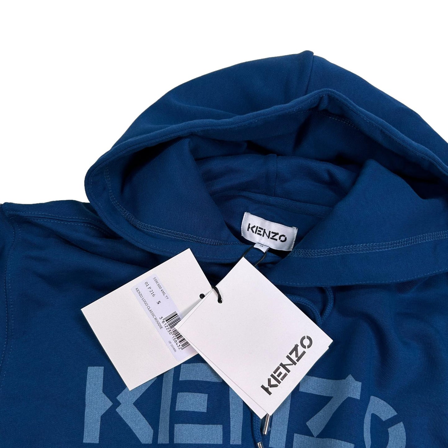 KENZO Blue Chest Logo Sweatshirt Small NEW RRP 270