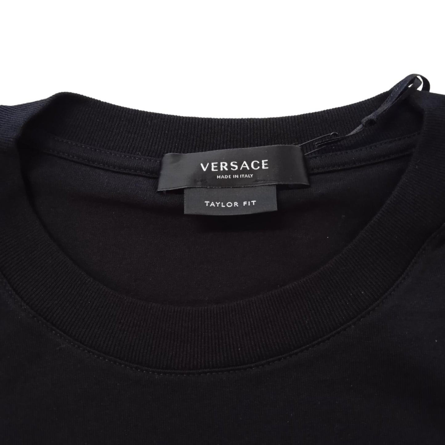 VERSACE T-Shirt Medusa Logo Taylor Fit Men's Size M Black Cotton NEW RRP300