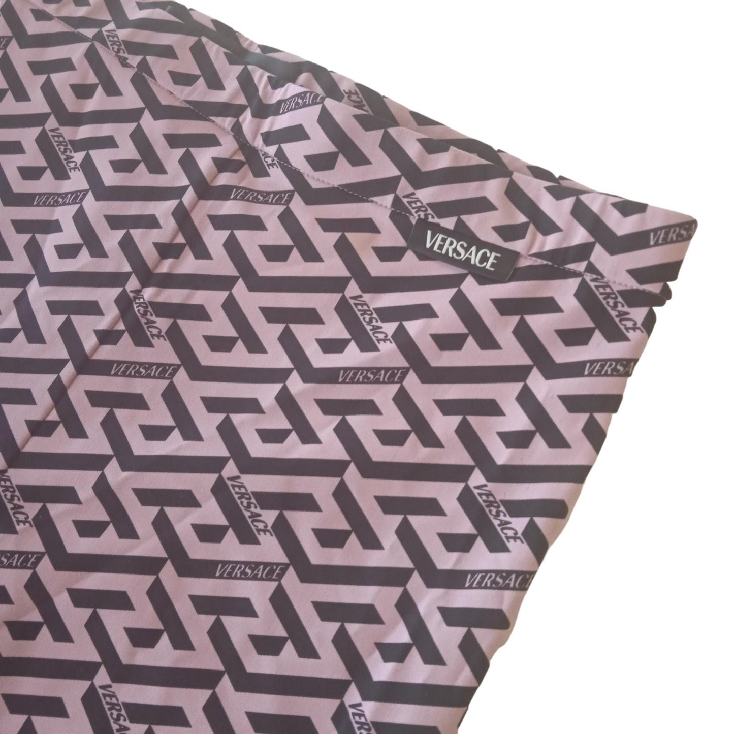 VERSACE Pink & Black Stretch Fit Activewear Leggings IT44 UK8 NEW RRP480