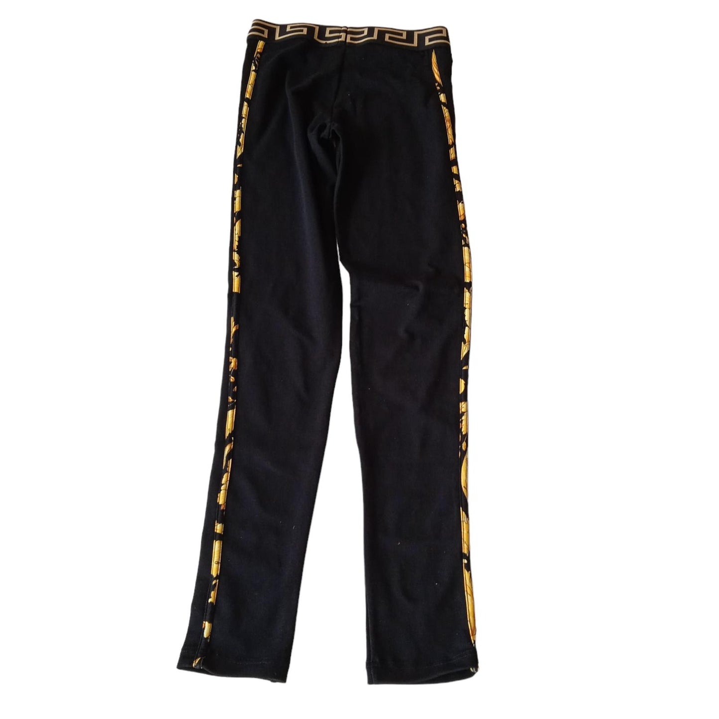 VERSACE Performance Leggings Medusa Logo Ladies Size 1 UKS Black NEW RRP200