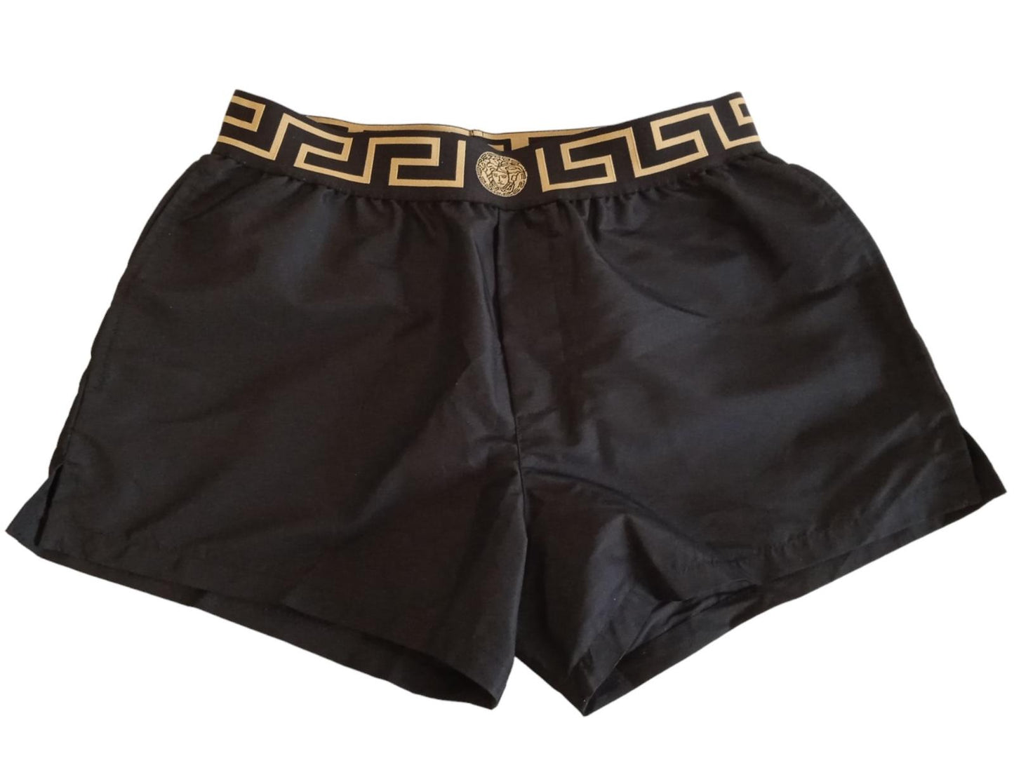 VERSACE Greca Black Boarder Swim Shorts Men's Size 3 W32 NEW RRP215