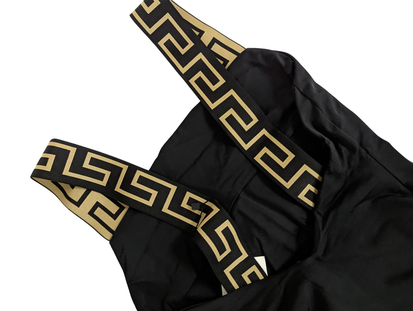 VERSACE Black Swimsuits Costume Baroque Print Strap Size S NEW RRP 235