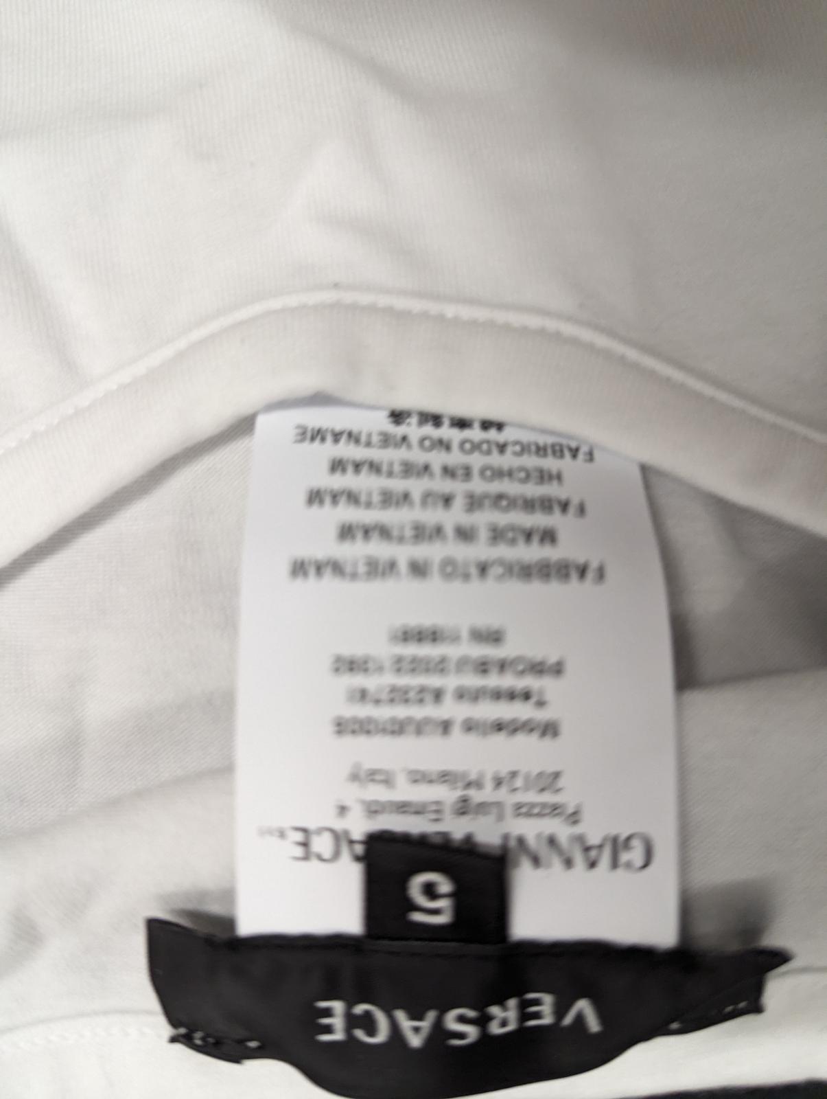 VERSACE Multicolour T-Shirt Mix 2 Pack Small Logo Short Sleeve Tee L NEW RRP 105