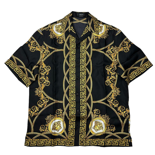 VERSACE Silk Multi Aover Button Up Shirt Size 50 NEW RRP 980